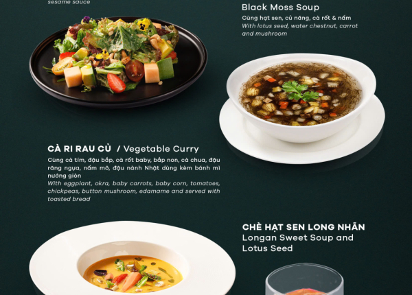 THỰC ĐƠN 4 MÓN | CHAY